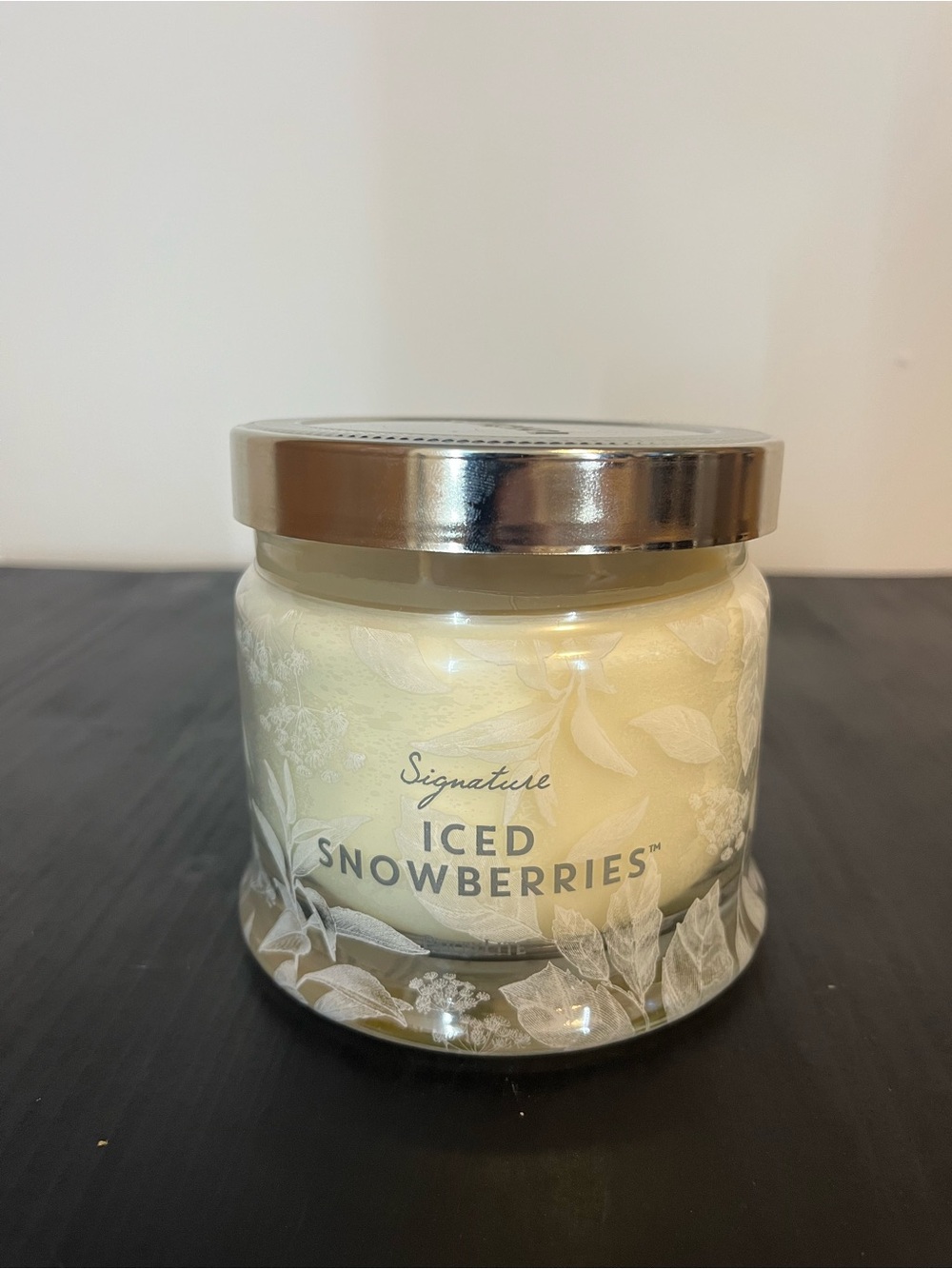 PartyLite Cream Three-Wick Decorative Candle - Picture 3 of 3